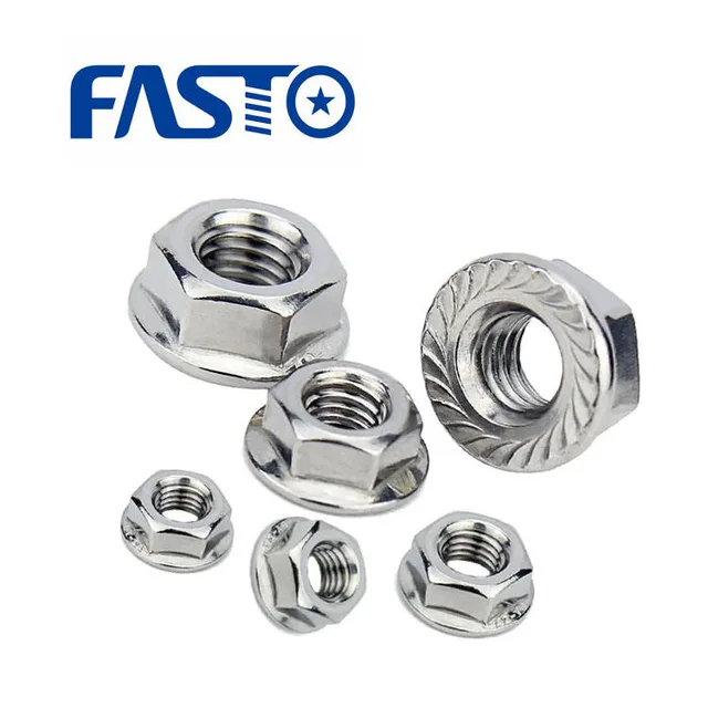 Hex flange nuts