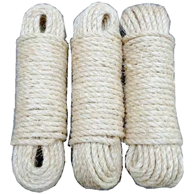 Bleached Sisal Rope for Cat Climbing Rope