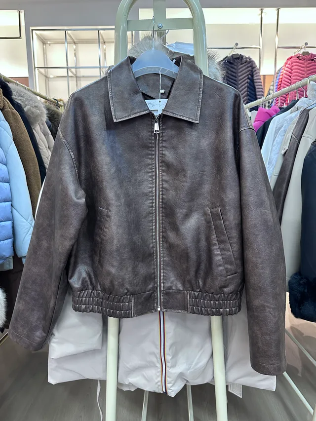 Women‘s pu jacket