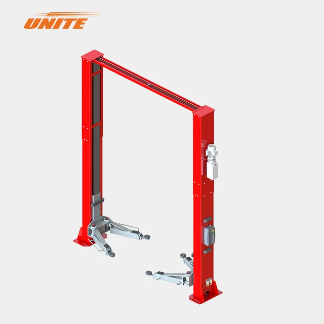 U-T60EB 6-Ton 2 Post Car Lift Arch Type Clear Floor Two Post Vehicle Lift Equipment