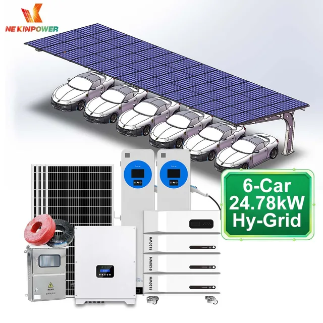 Hybrid Solar Carport Energy Storage System