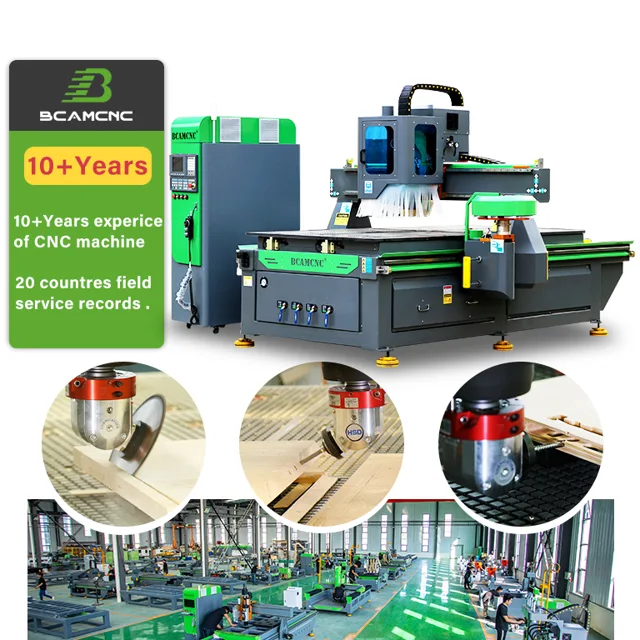 BCAMCNC D Series High Precision 3 Axis Wood Router 1325 1530 Solid Wood Furniture Door CNC Router