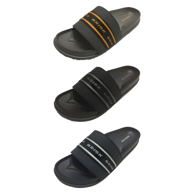 Men injection slide slipper