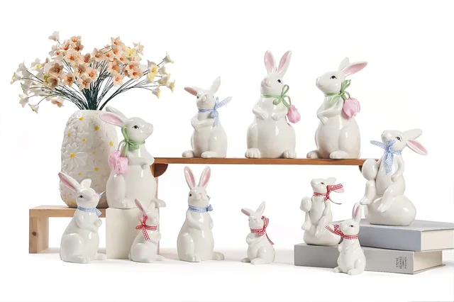 Easter Rabbit Figurine