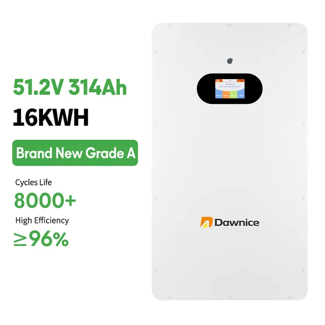 51.2V 314Ah 16kWh Solar Power Wall Lithium Ion Battery House Energy Storage System Lithium Battery