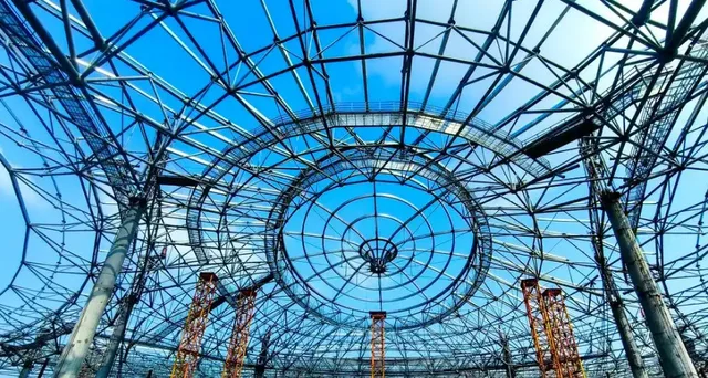 Steel Grid Terminal: Large-Span Spatial Steel Structure