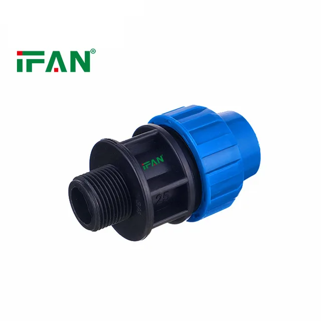 IFAN Factory Supply 16-110mm Male Socket 602Quick Connect Fittings Water Use HDPE Pipe Fittings