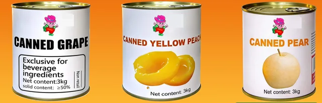 Canned fruit