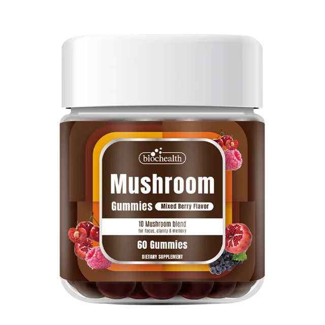 Mushroom Gummies for Brain Focus Memory Support