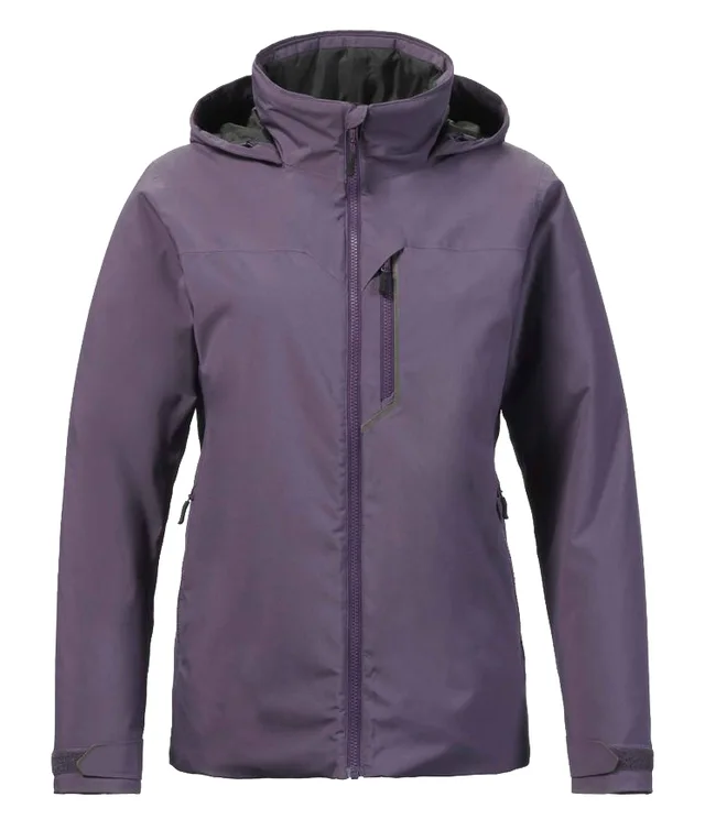 Adjust Printed Woven Waterproof Hooded Jacket-Custom Fit Outdoor Shell