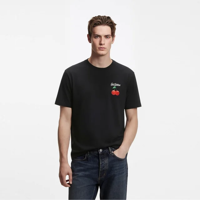 Special Embroidery print Technology T-shirts streetwear fashion vintage wash men women clothing